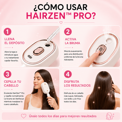 HairZen™ Pro | Cabello suave y sin frizz en minutos.