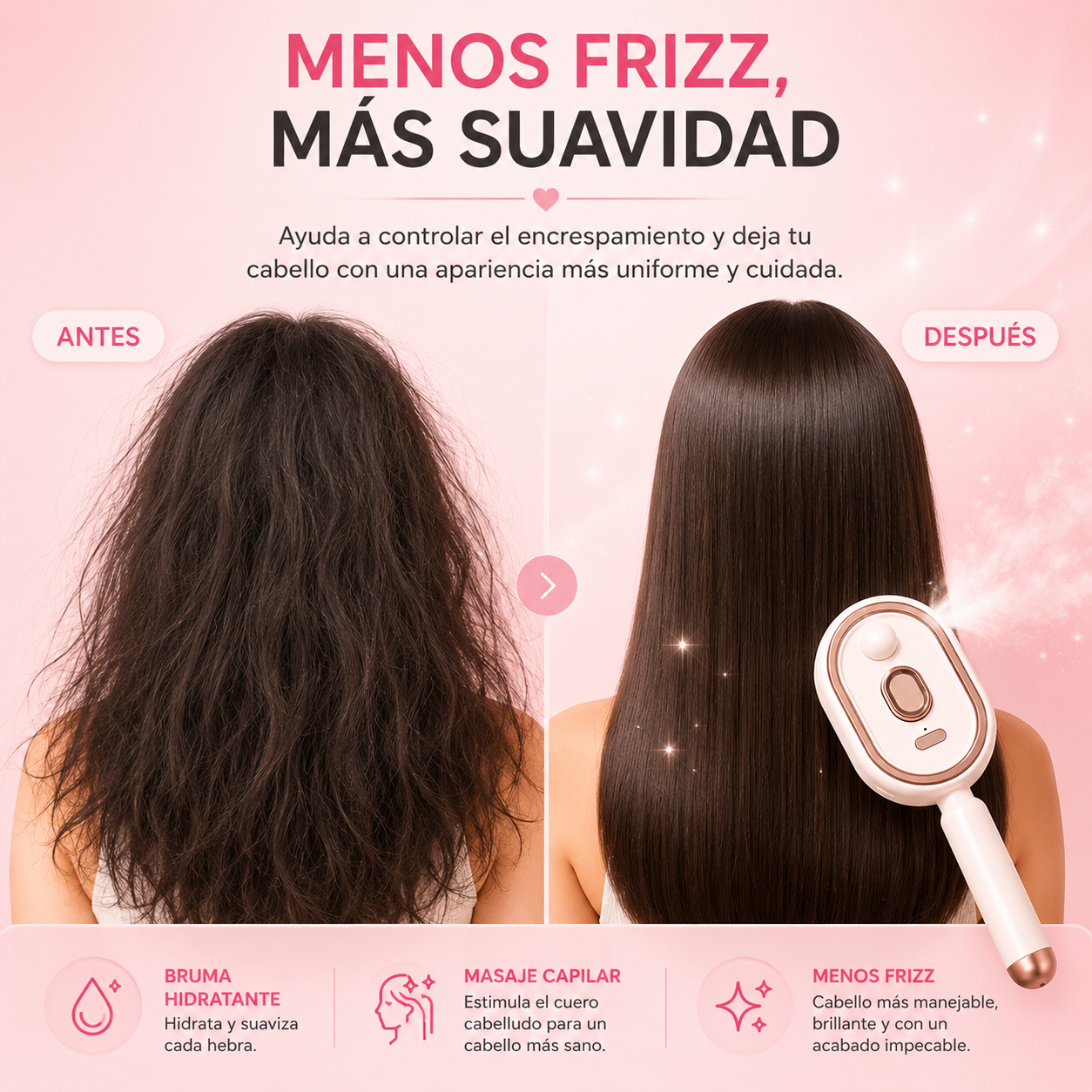 HairZen™ Pro | Cabello suave y sin frizz en minutos.