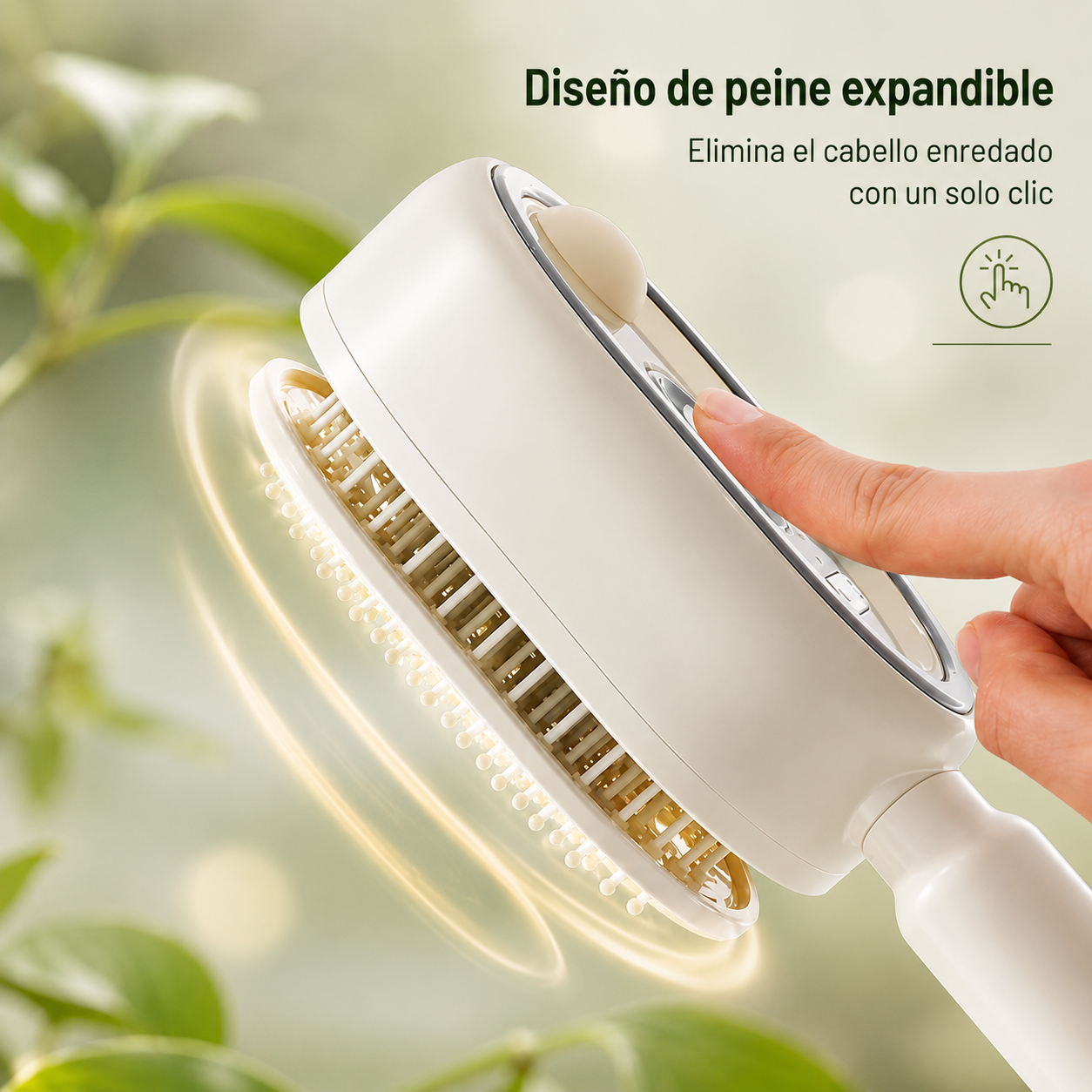 HairZen™ Pro | Peine de Masaje con Spray Antifrizz